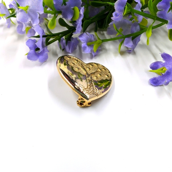 The Variety Club Vintage Gold Plated Tree Design Gold Plated Brooch - Picture 2 of 4